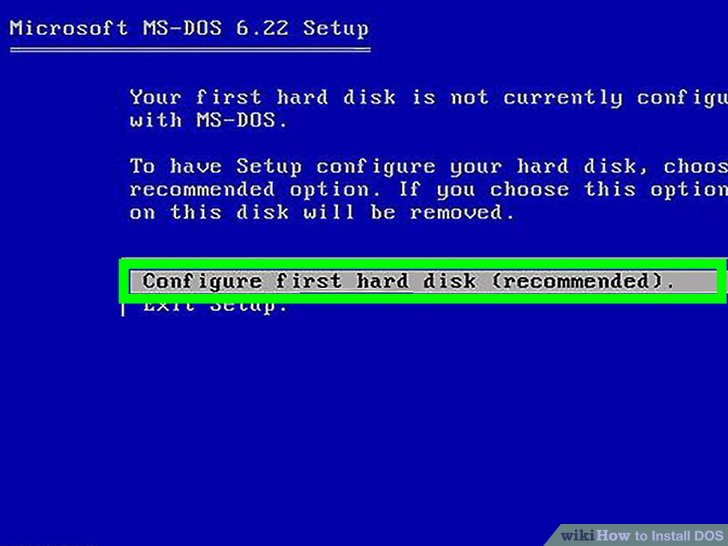 Ms dos install disk iso